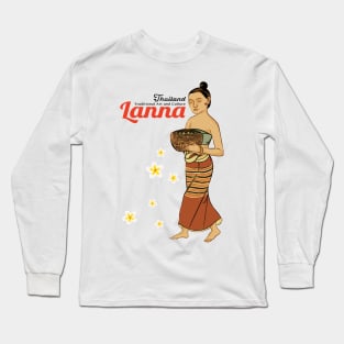 Lanna Traditional Art and Culture Long Sleeve T-Shirt